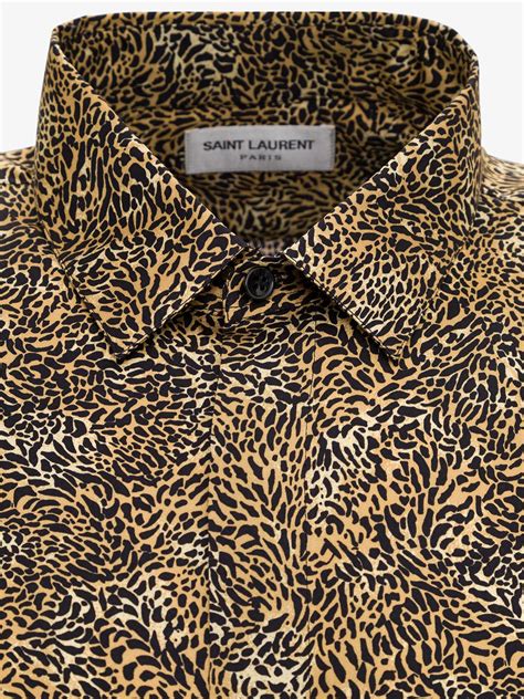 camicia leopardata uomo versace|Camicia jacquard Leopard .